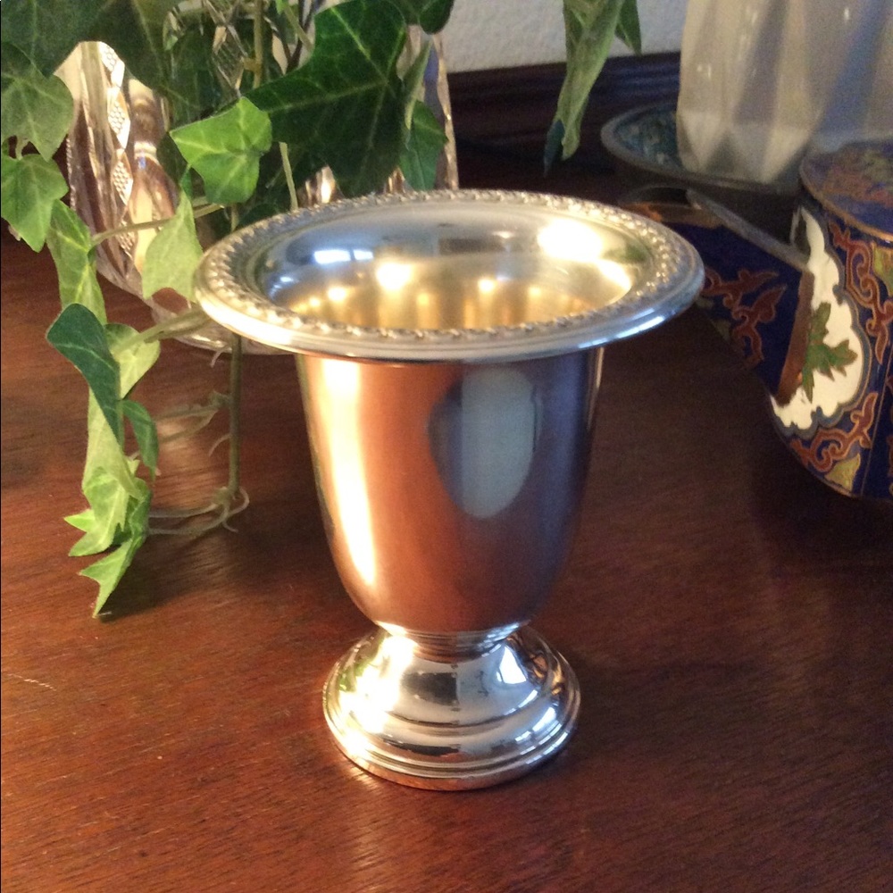 Vintage Sterling Silver Toothpick Holder